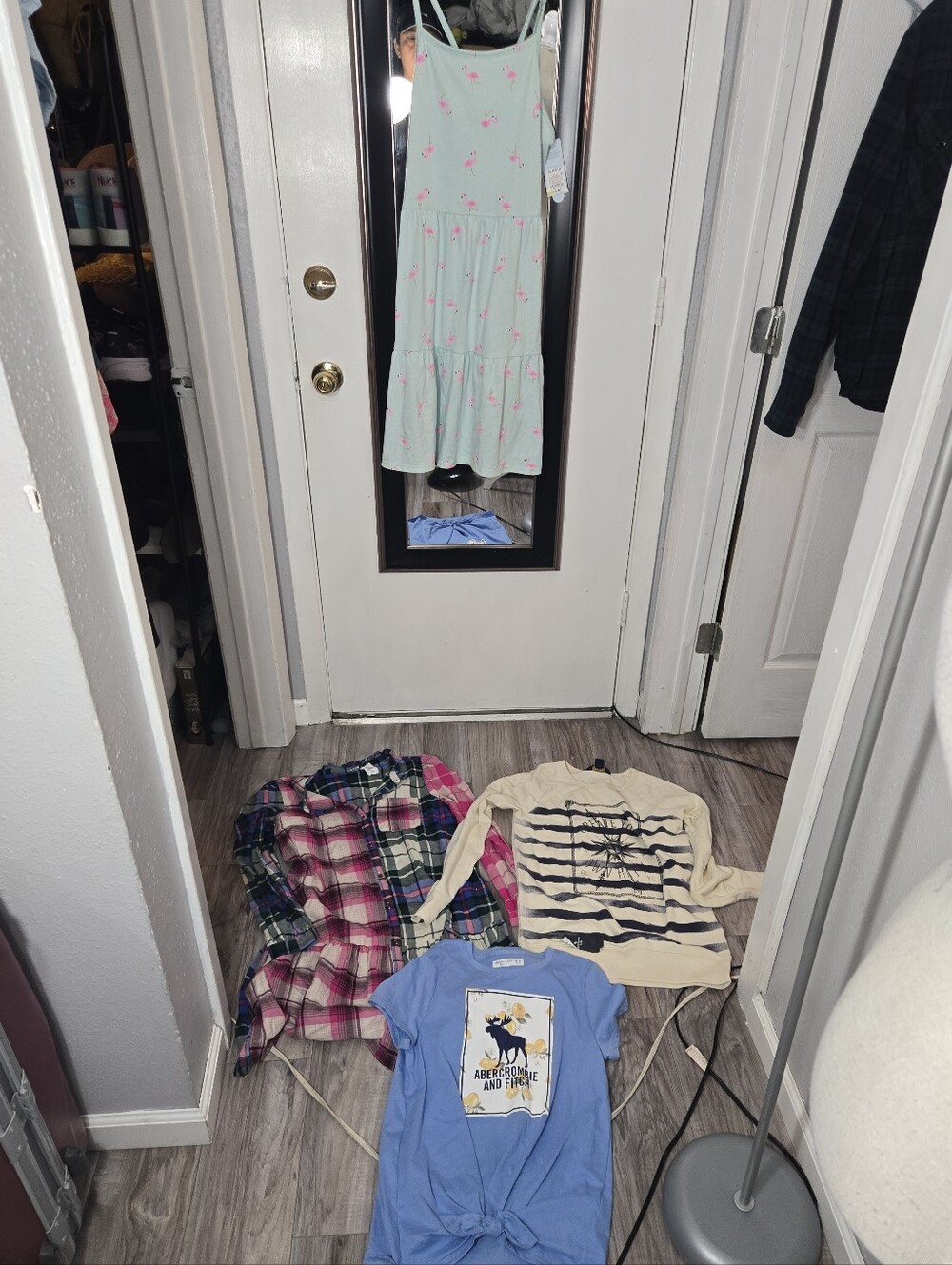 Girl's Size XL Lot 2 Dresses And 2 Tops Mostly New Gap, Abercrombie, Polo